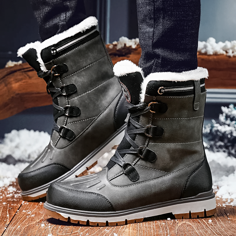 Lennart – Wetterfeste & isolierte Herren-Stiefel Schwarz