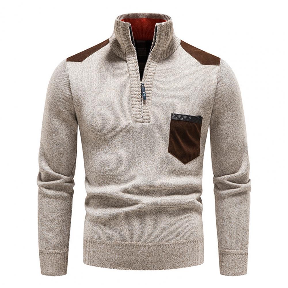 Leopold – Premium Merinowollpullover für Herren Beige