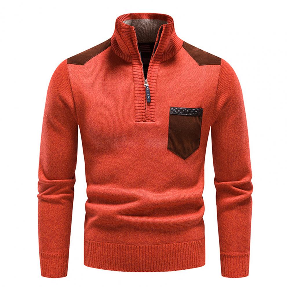 Leopold – Premium Merinowollpullover für Herren Orange