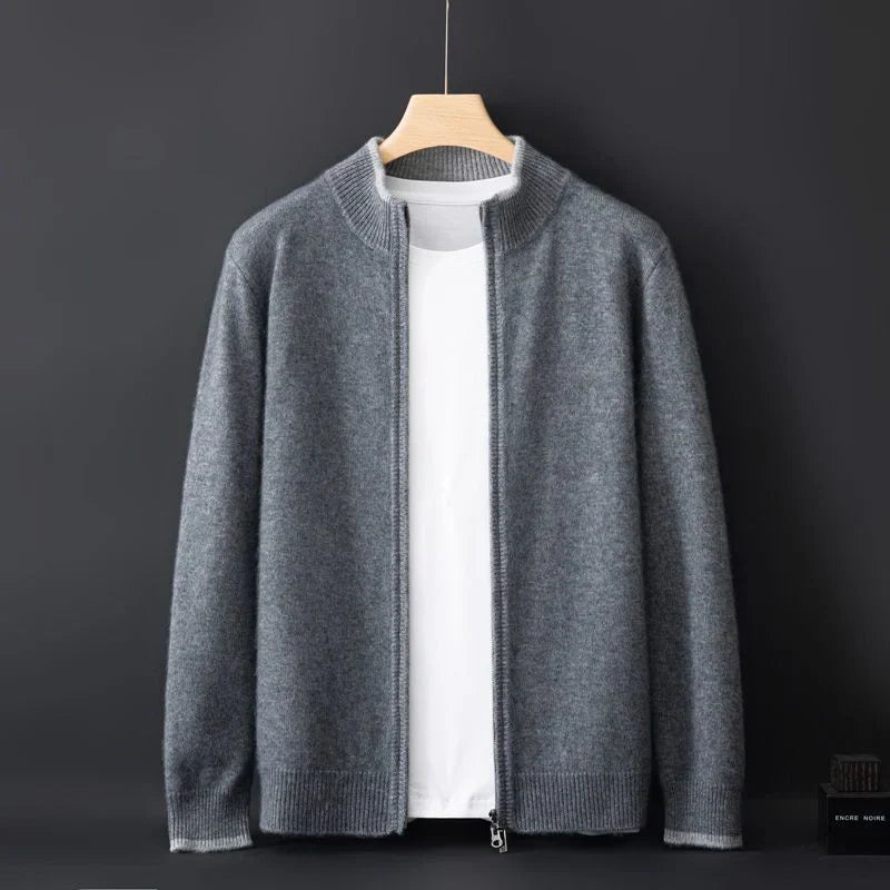 Levi – Cashmere-Zip-Jacke für Herren Grau