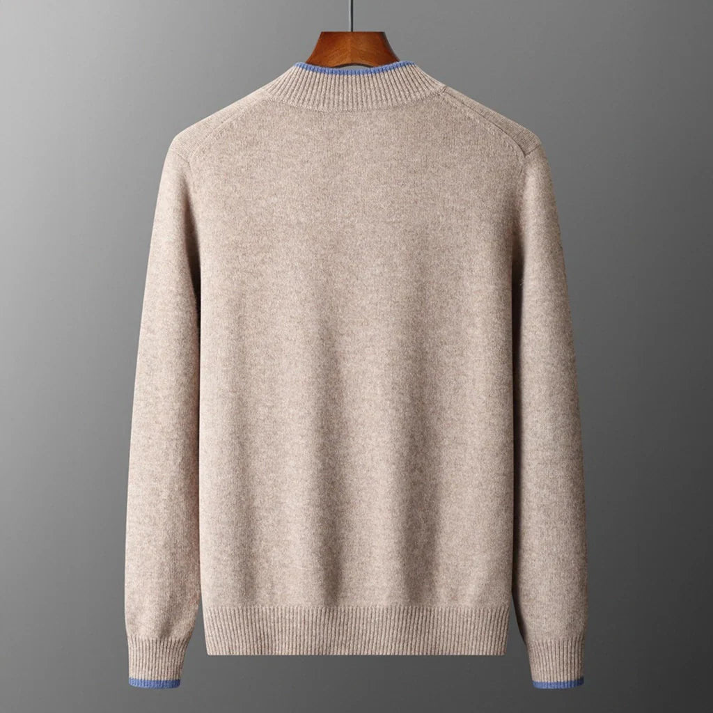 Levi – Cashmere-Zip-Jacke für Herren Khaki