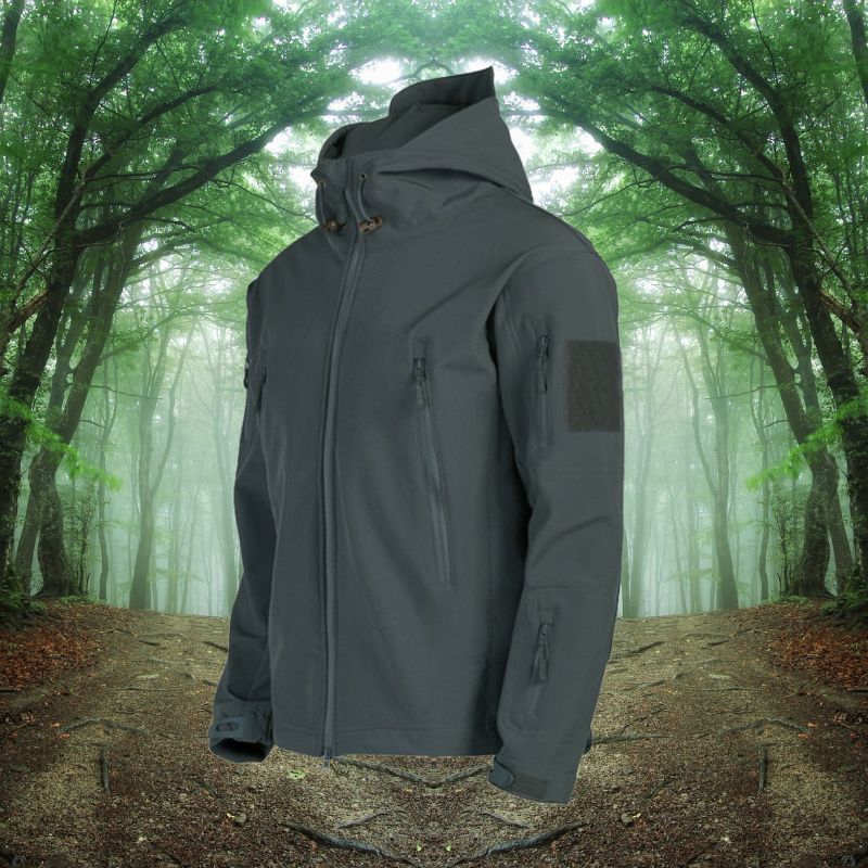Lewin – Wasserdichte Outdoorjacke für Herren Grau