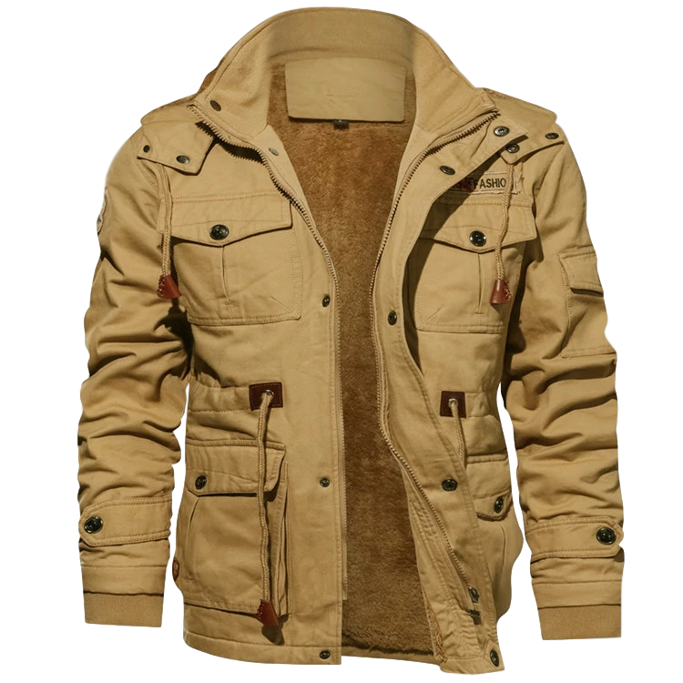 Liam – Robuste Jacke für Herren Khaki