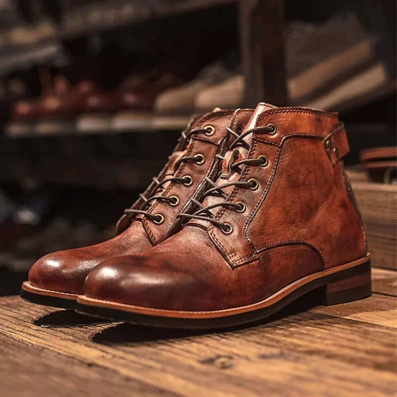 Lio - Herren Winterstiefel - Vielseitiges Design - Ideal für kalte Jahreszeit Braun