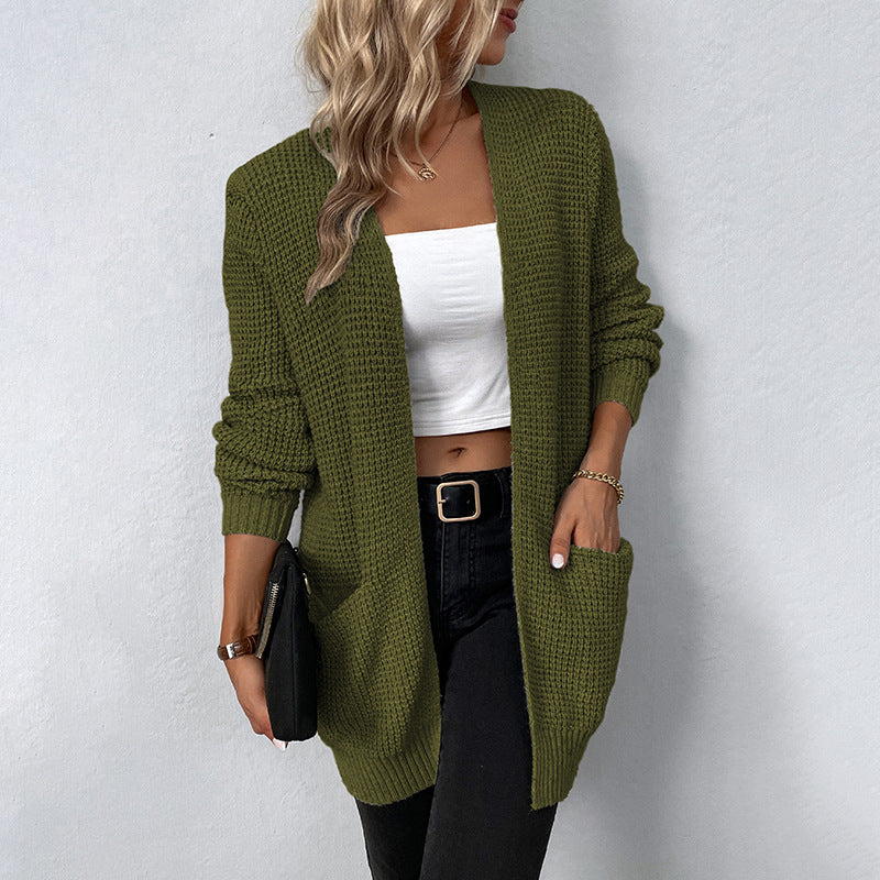 Melanie - Stylischer & Eleganter Damen Cardigan Grün