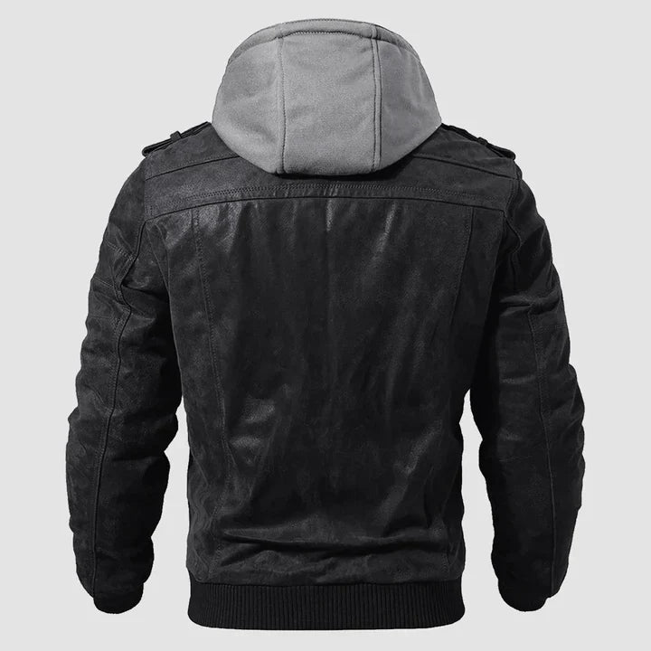 Klemens - Herren Leder Motorradjacke Biker Stil