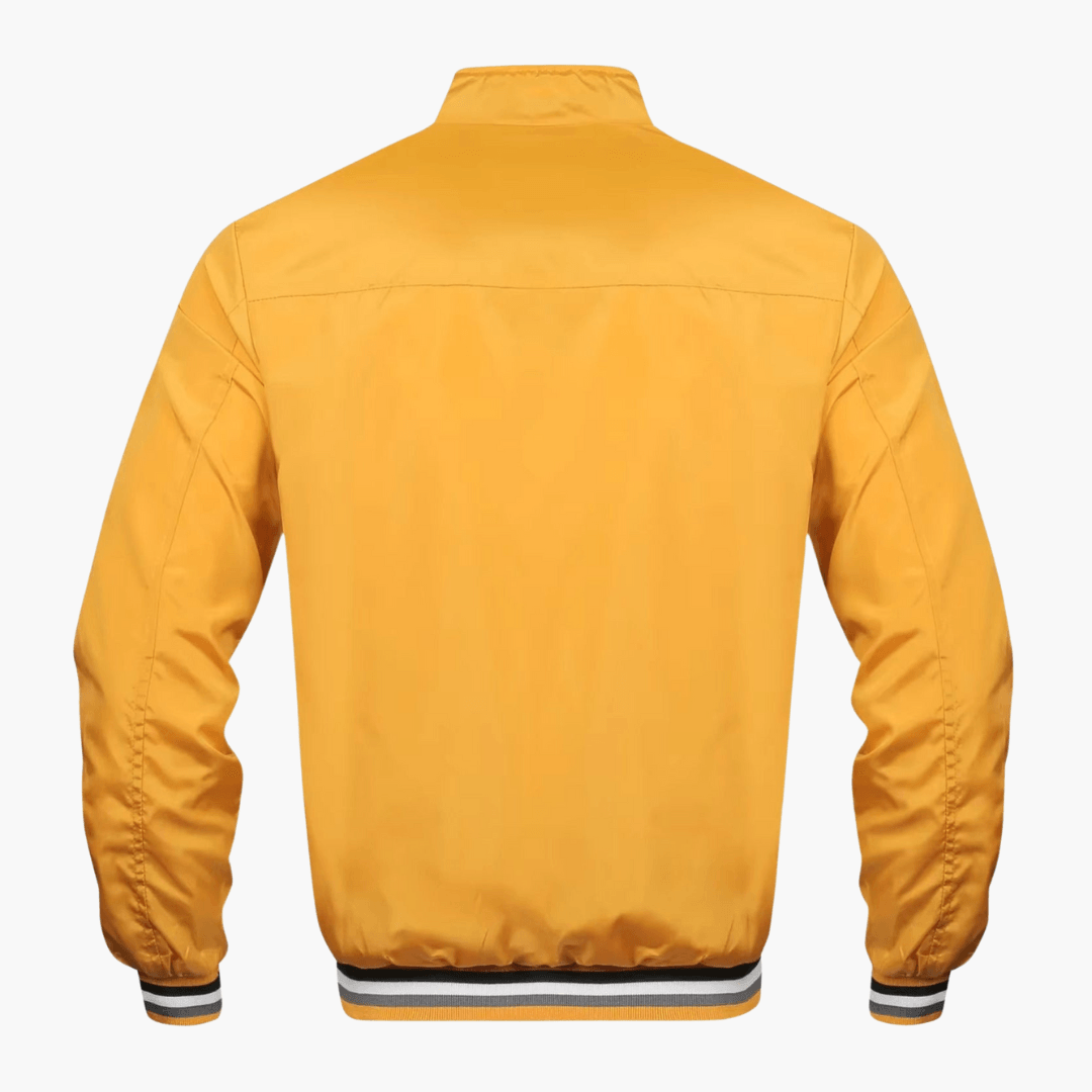 Miko - Premium Herrenjacke Vielseitig, Winddicht & Elegant Gelb