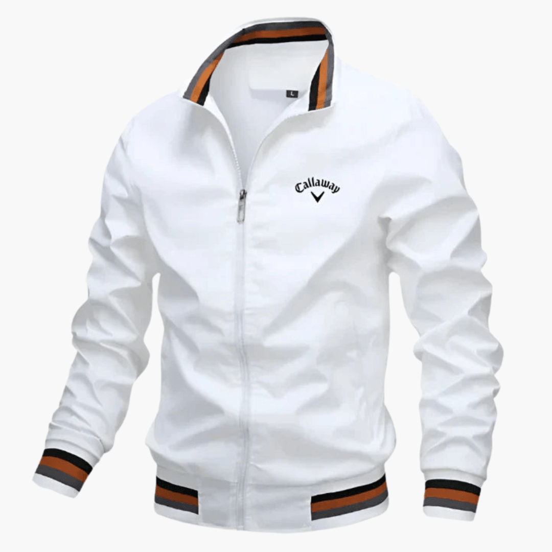 Miko - Premium Herrenjacke Vielseitig, Winddicht & Elegant Weiß
