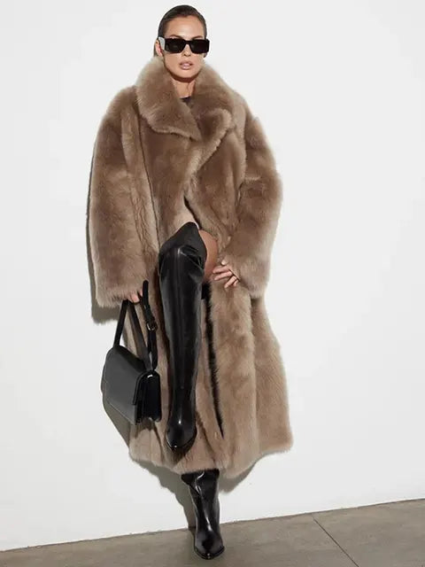 Klara – Flauschiger Winter-Trenchcoat für Frauen