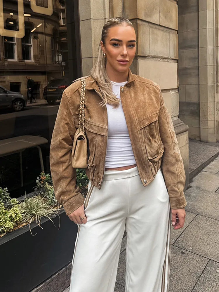 Stephanie – Kurze Lässige Jacke Für Frühling Und Herbst