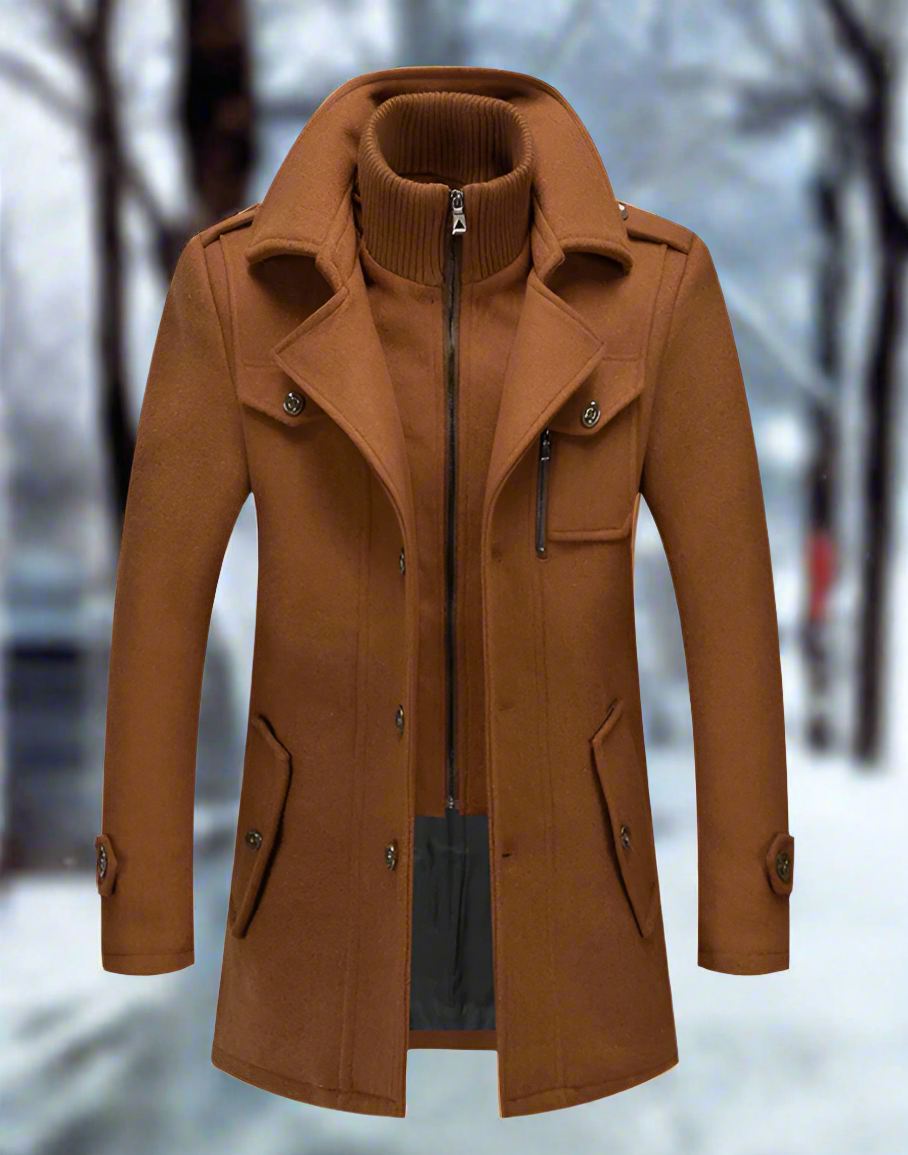Nicoletta - Herren Sterling Trenchcoat Braun