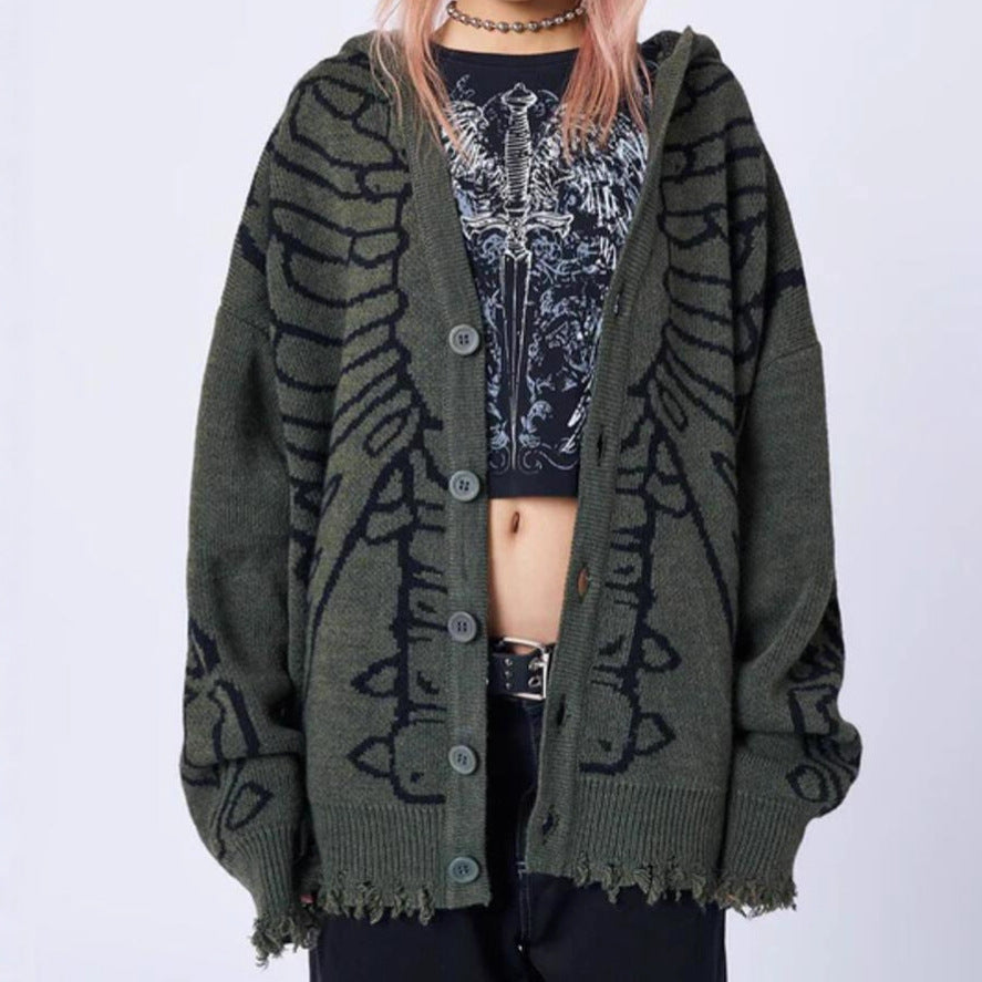 Judith – Kapuzenpulli mit auffälligem Grafik-Print