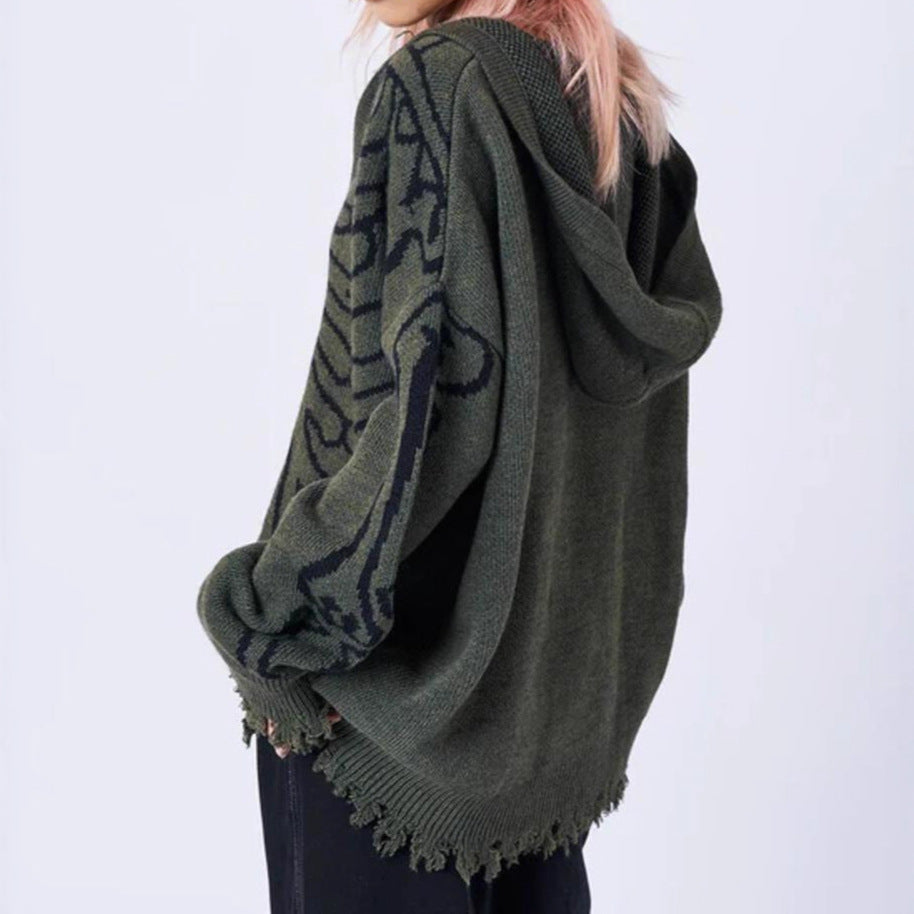 Judith – Kapuzenpulli mit auffälligem Grafik-Print