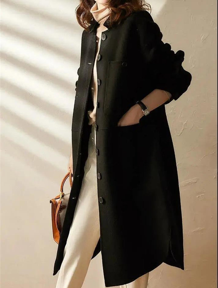 Margaretha - Eleganter Damen Wintermantel Lang & Warm