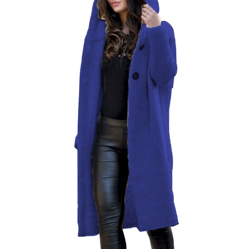 Oneida - Cardigan mit Kapuze für Damen Dunkelblau