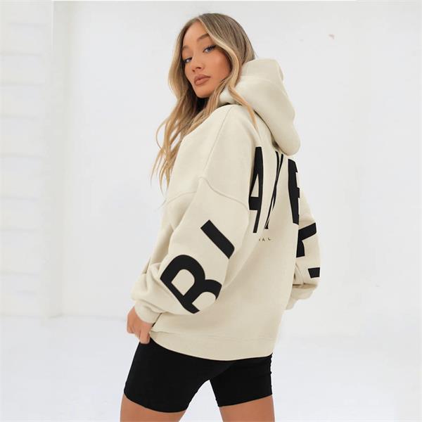 Samira – Lässiger Oversized Hoodie Mit Trendy Print