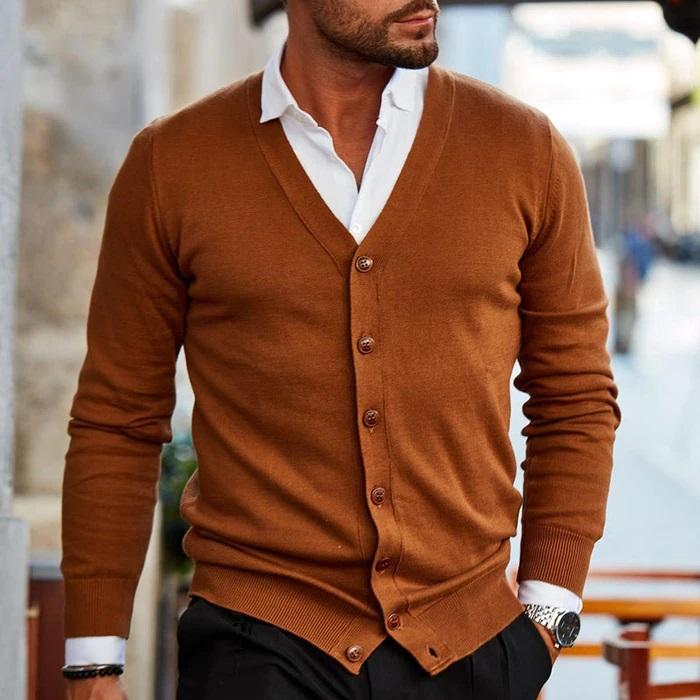 Fritz - Lässiger Herren Strickcardigan Bequem & Zeitlos