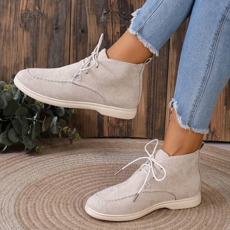 Perrysa - Schicke Lederschuhe Grau