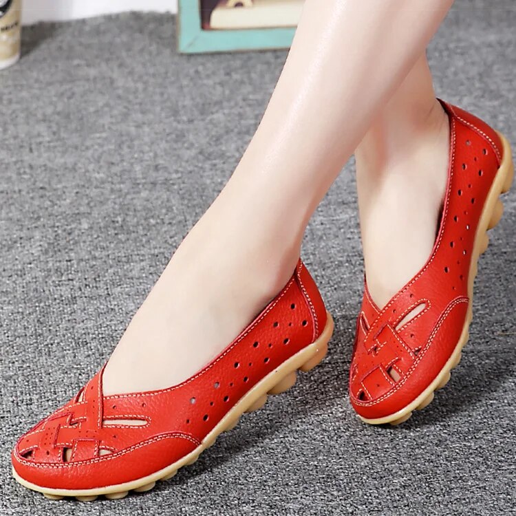 Phaedra - Lederschuhe Rot