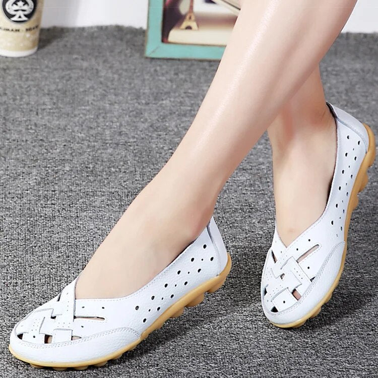 Phaedra - Lederschuhe WeiB