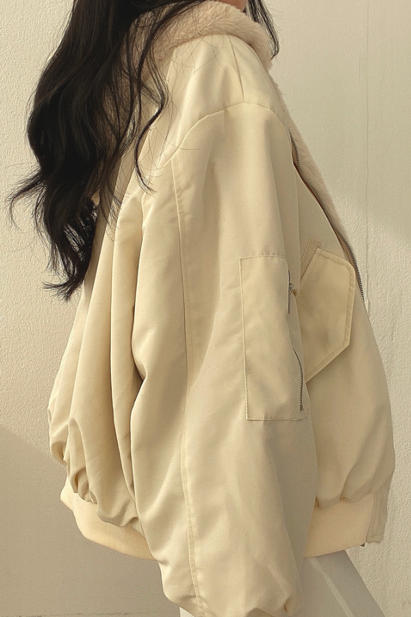 Phyllis - Stilvolle Winterjacke für Damen Beige