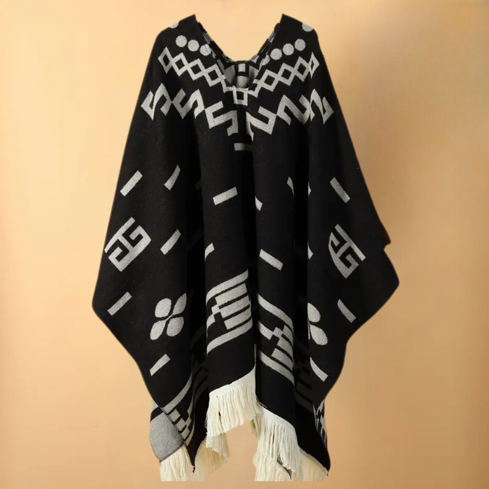 Georg – Zeitloser Winter-Poncho Für Herren