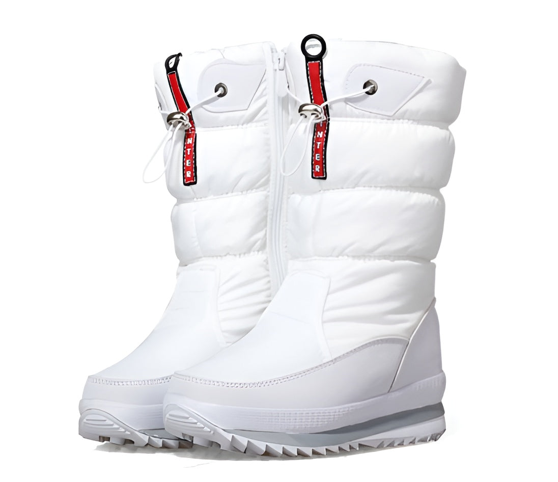 Quintessa - Bequeme Damen Winterschuhe warm & stylisch Weiß