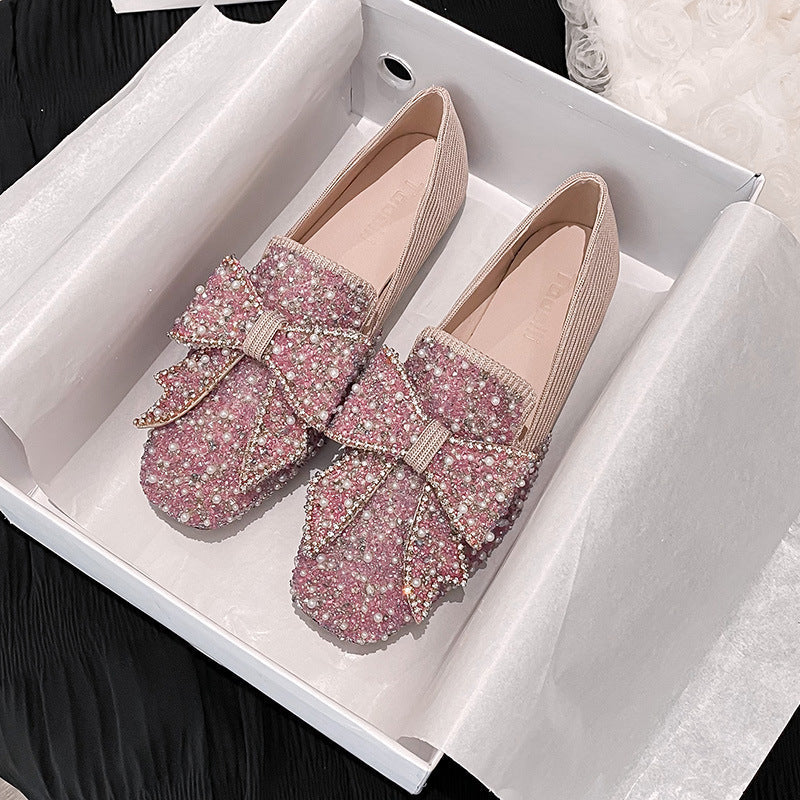 Raelina - Luciana Wunderschöne funkelnde Strassschuhe Rosa