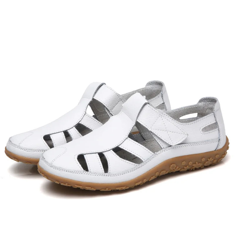 Ragnar - Orthopädische Retro-Sandalen WeiB