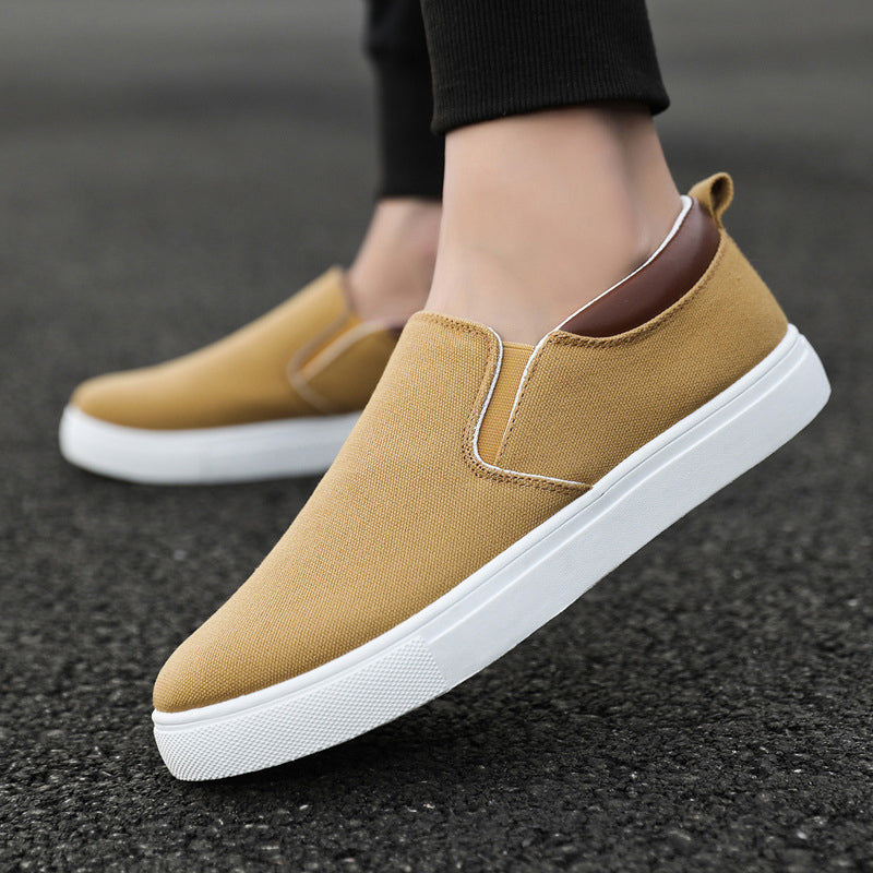 Richard - Slip-On-Schuhe aus Segeltuch für Herren Khaki