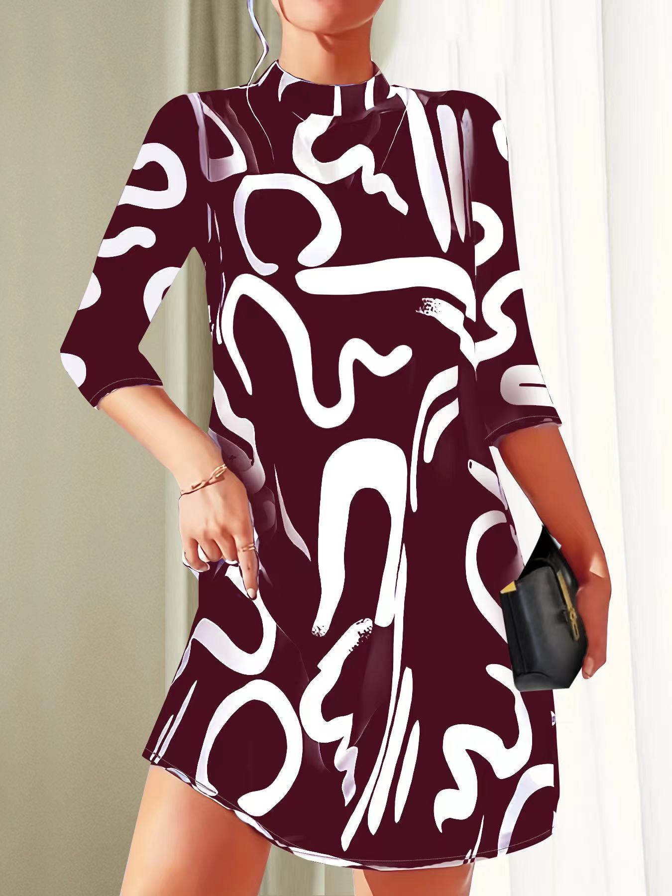 Roswitha - Stilvolles & bequemes Kleid für Damen Rot