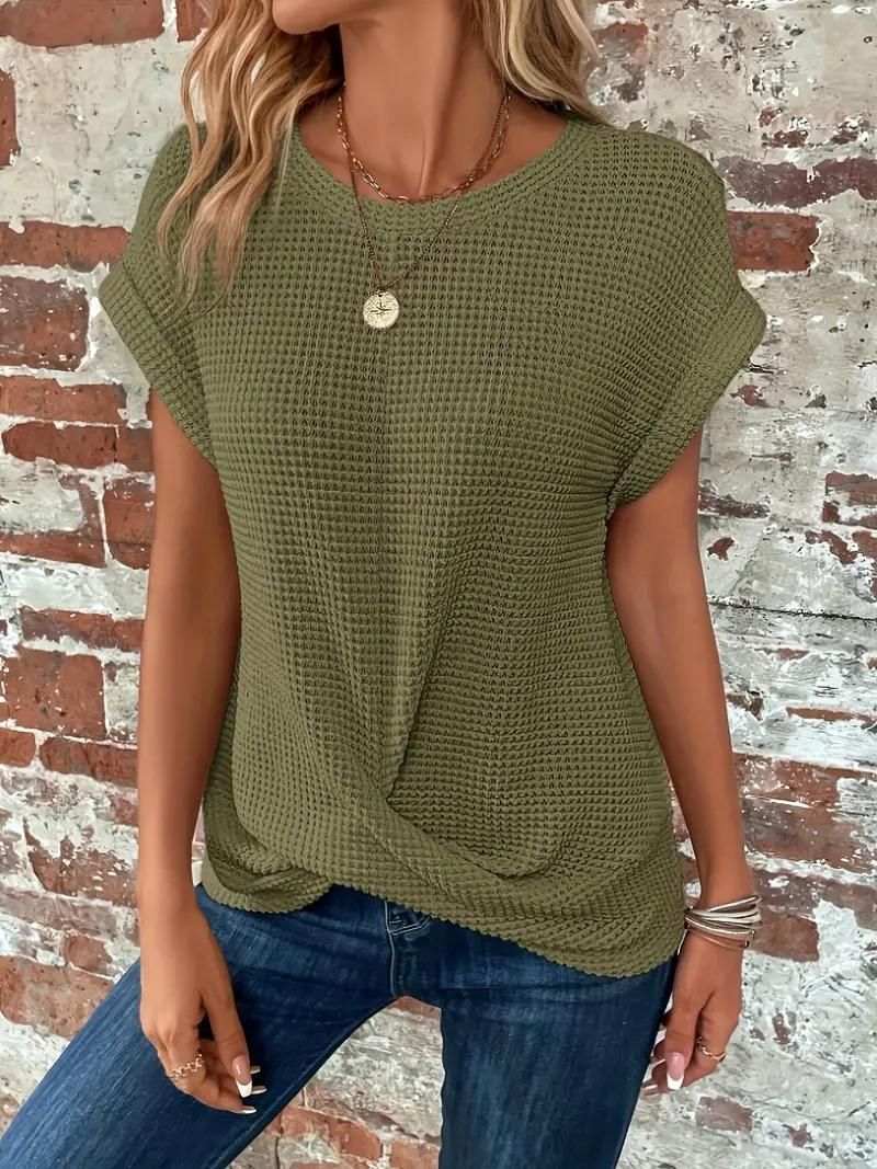 Ruth - Damen T-Shirt Modisch Grun