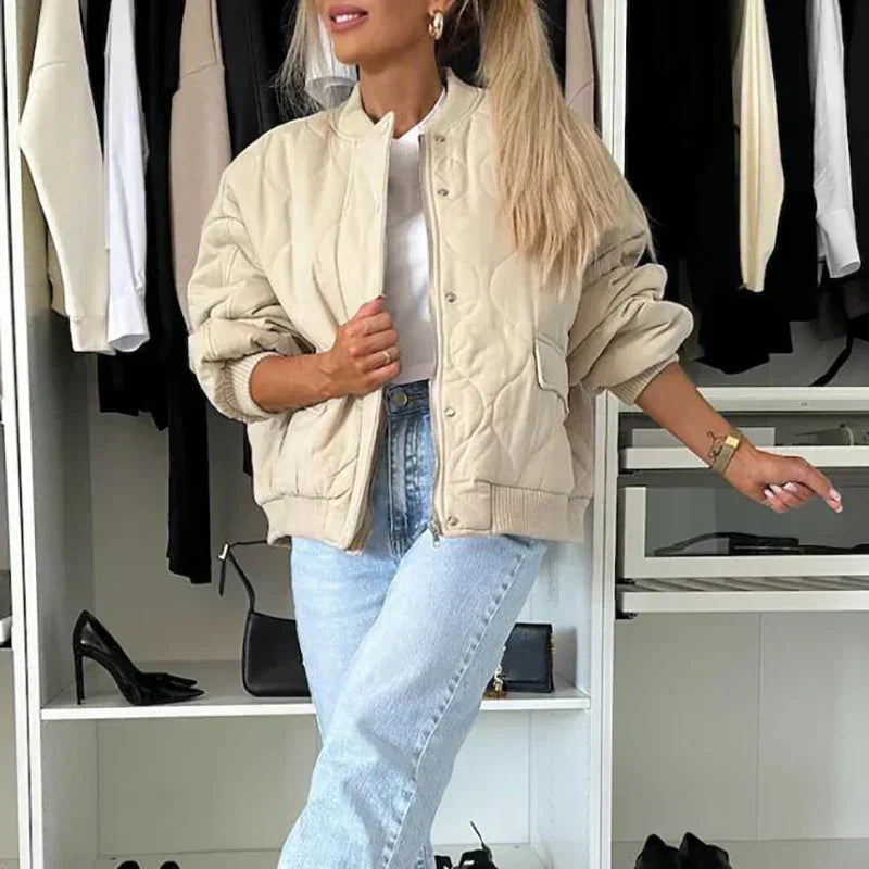 Doris – Warme, gesteppte Bomberjacke