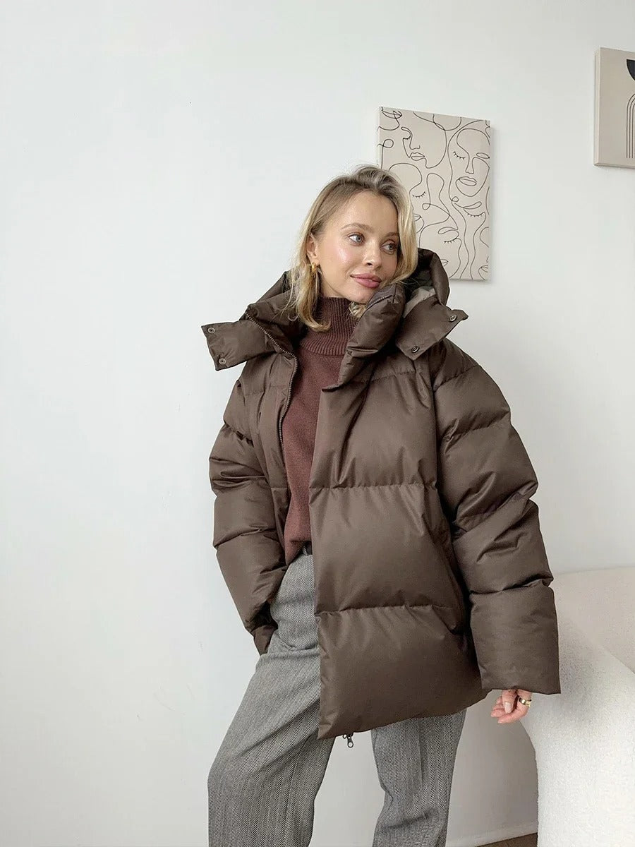 Addie - Cozy Jacke Dunkelbraun