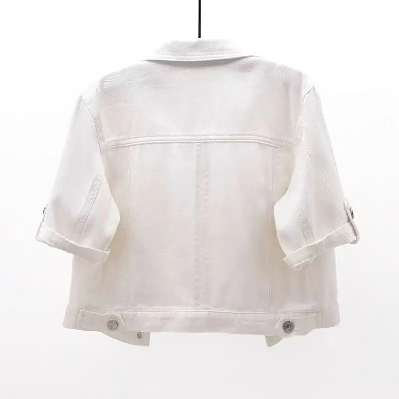 Chiara – Modische Jacke Mit Kurzen Ärmeln