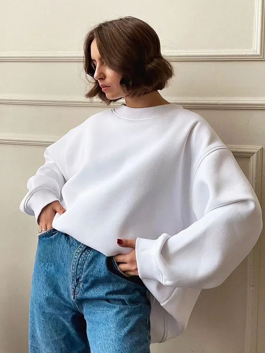 Lena – Schlichter Oversize Pullover Für Jeden Tag