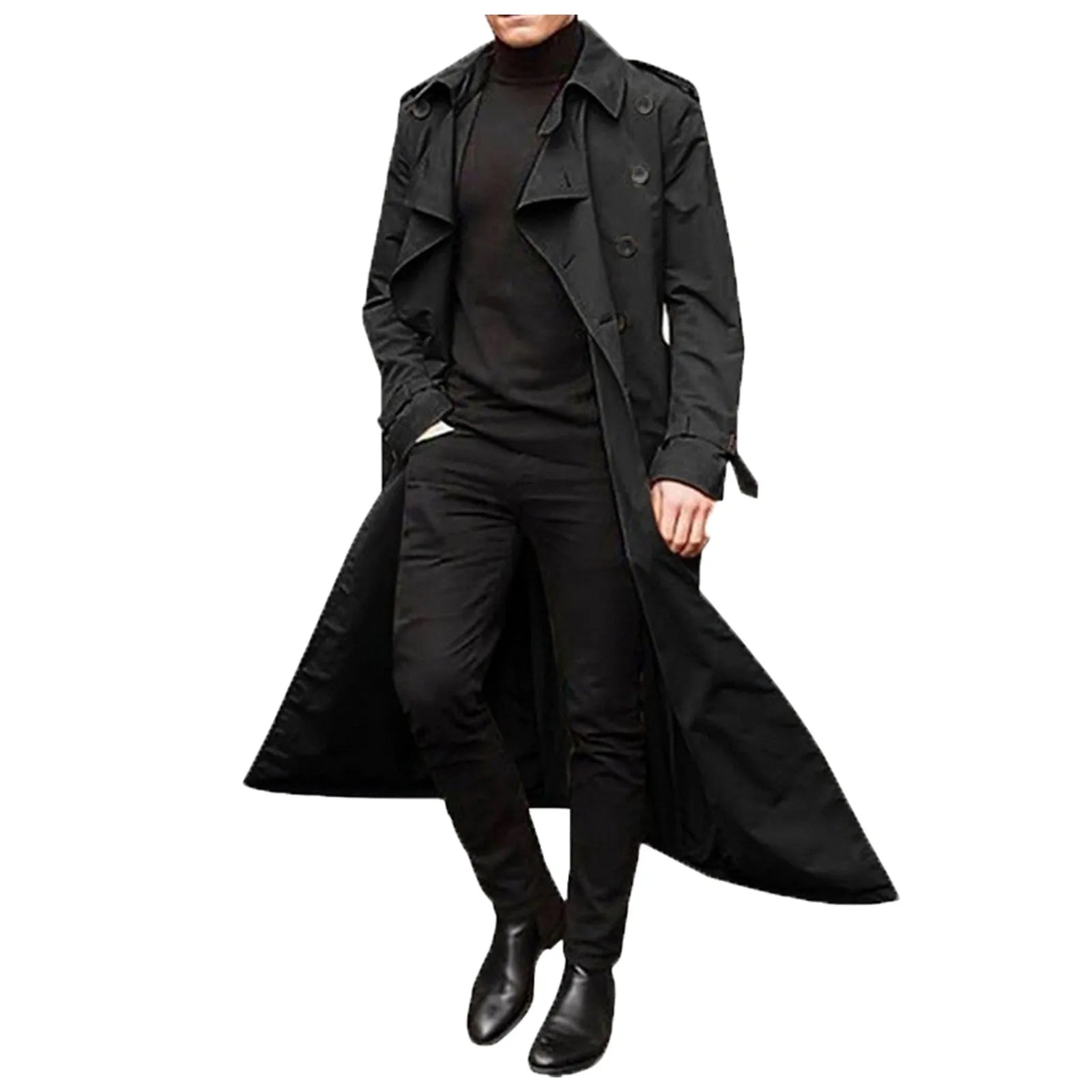 Urian – Lässiger Modischer Trenchcoat Für Herren