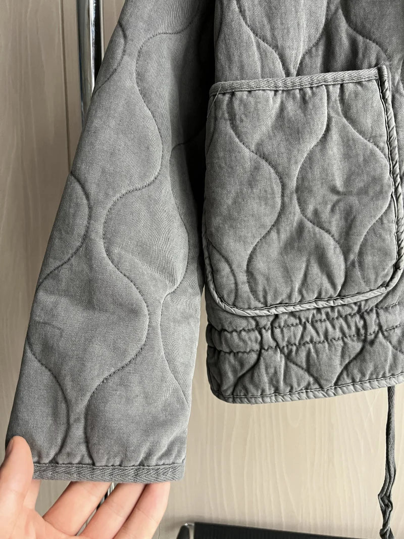 Bärbel - Kuschelige Damen Winterjacke mit Taschen