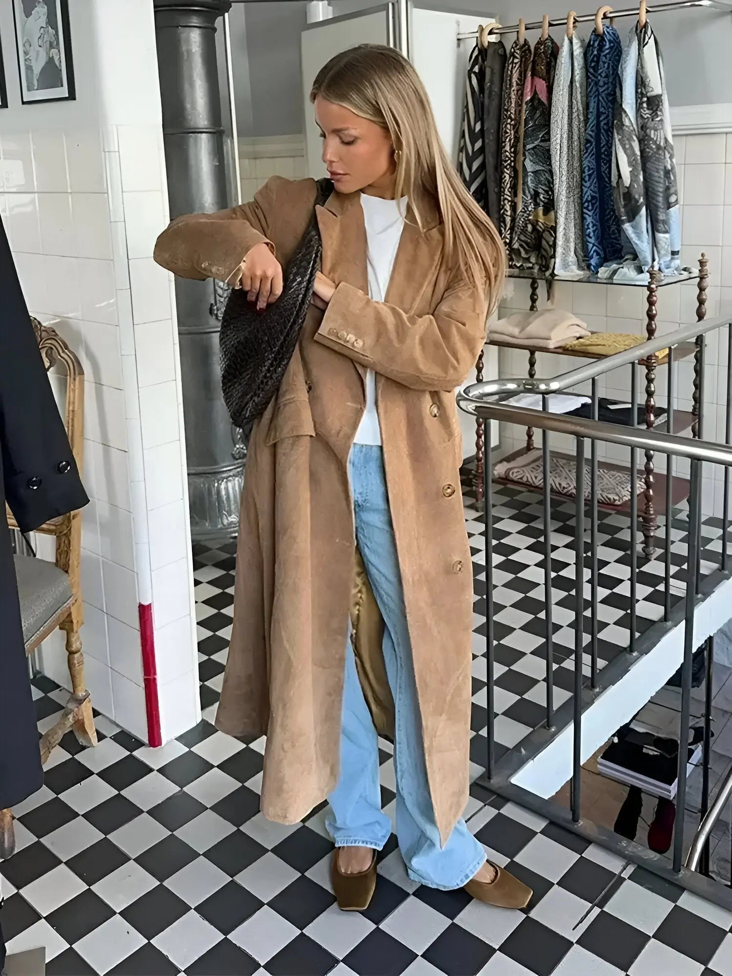 Vanessa – Eleganter Trenchcoat Für Damen