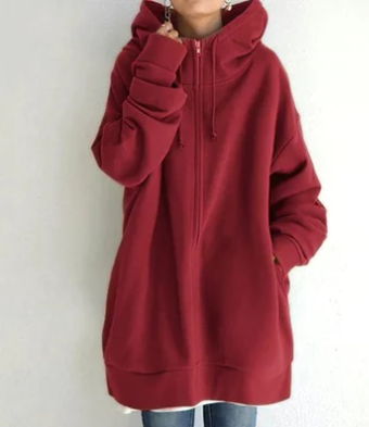 Nikita - Damen Hoodie mit Reißverschluss für Herbst/Winter