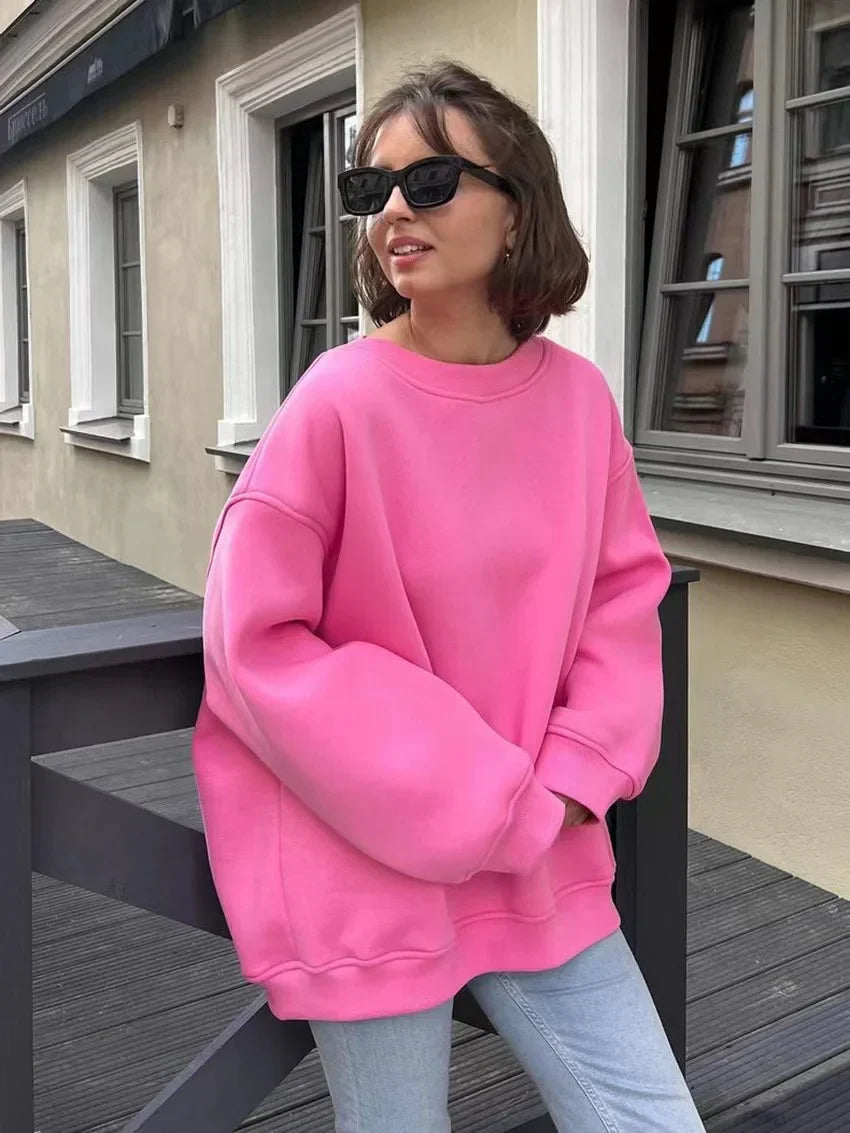 Lena – Schlichter Oversize Pullover Für Jeden Tag
