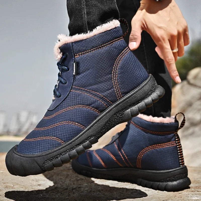 Shanice - Damen Winterstiefel Warm Bequem Stylisch Kuschelig Blau