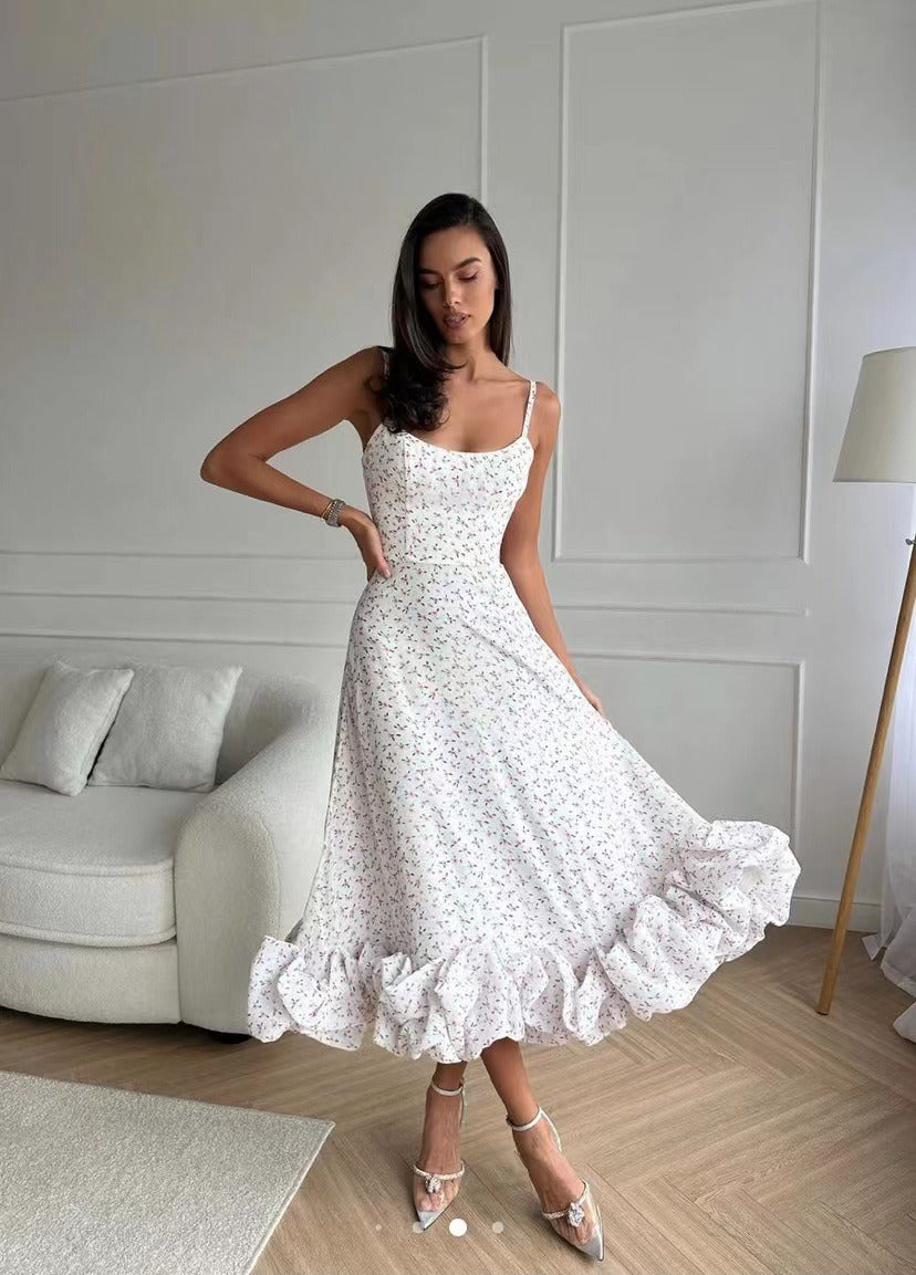 Sveanka - Elegantes Damenkleid für Festliche Anlässe WeiB 2