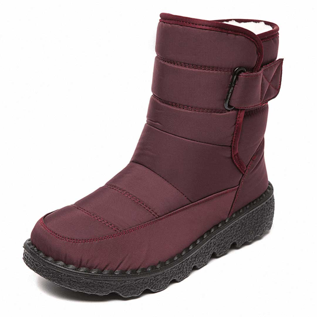 Talia - Schneeschuhe Wasserdicht Warm Rutschfest Robust Rot