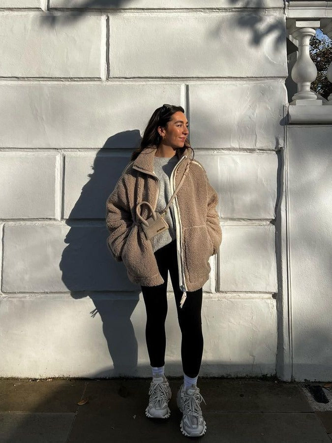 Maja – Warme Oversize-Jacke für Frauen