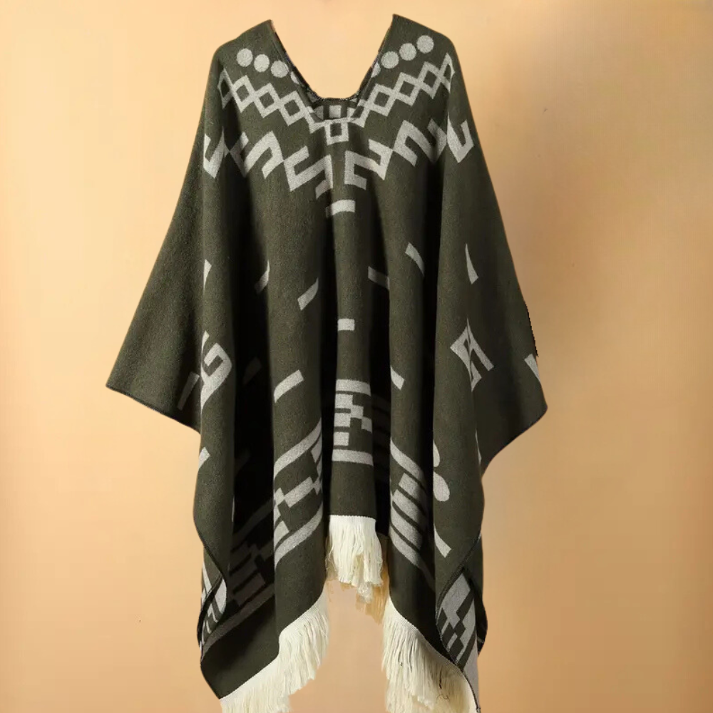 Georg – Zeitloser Winter-Poncho Für Herren