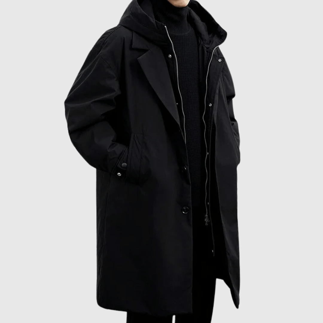 Gregor – Eleganter Wetterfester Mantel Für Herren