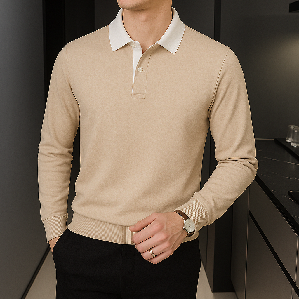Valerian - Moritz Klassisches Winter Polo Beige
