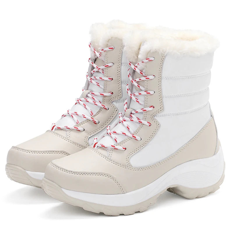 Sina - Schneestiefel Winter Warm Bequem Kuschelig
