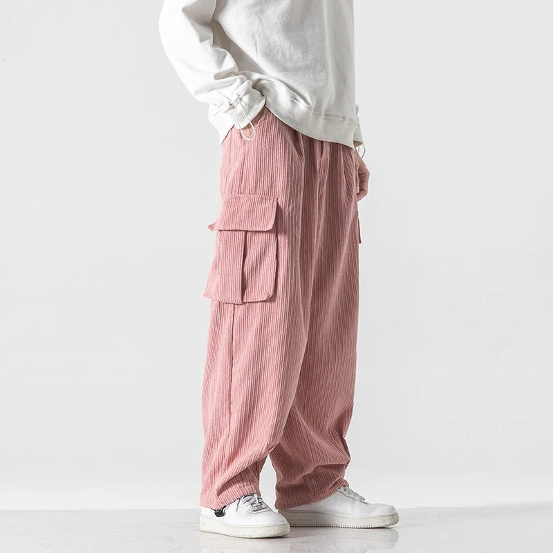 Lars - Weiche Cord Jogginghose Herren Warm Freizeit